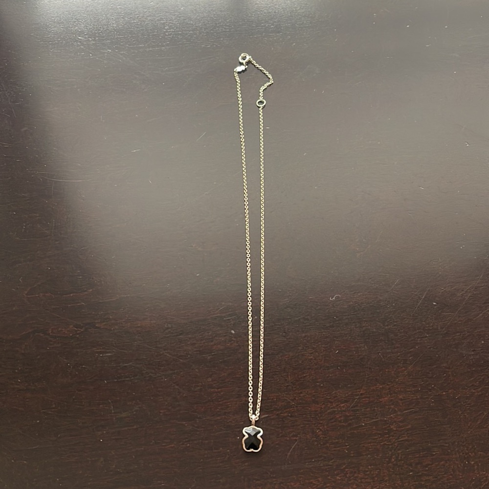 NWT TOUS Color necklace in sterling silver and onyx - Picture 4 of 5